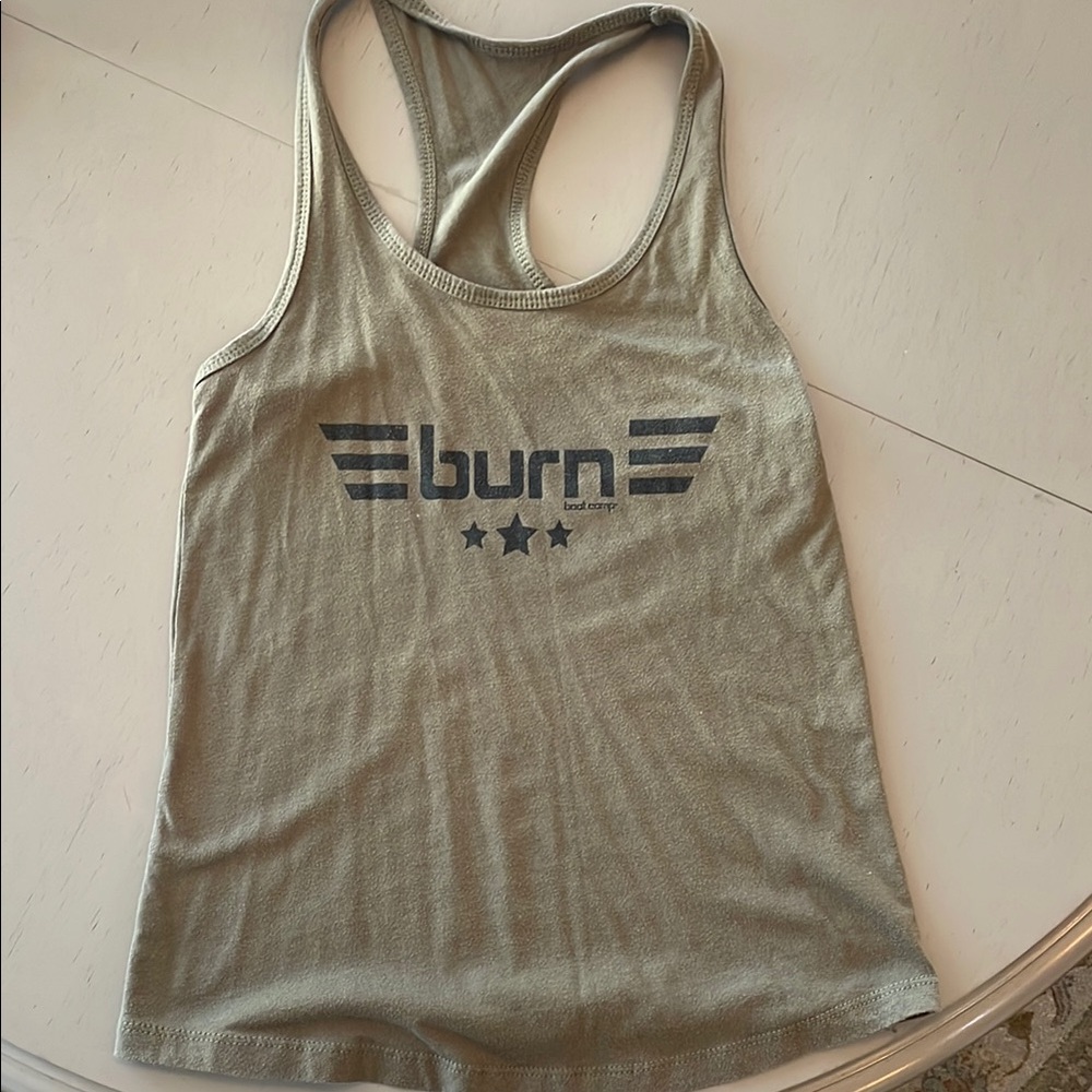 Burn Boot Camp racer back size medium tank women’s